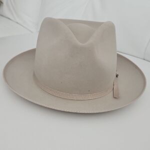 Stetson Stratoliner B fedora Silverbelly 7.5